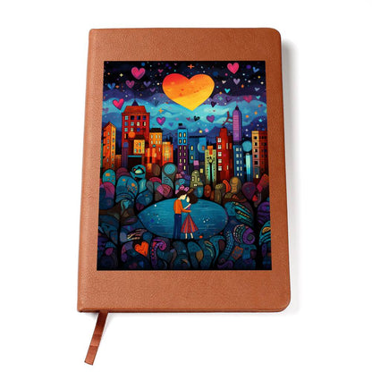 Valentine's Day Art 458 - Vegan Leather Journal