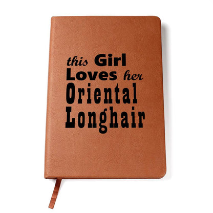Oriental Longhair - Vegan Leather Journal