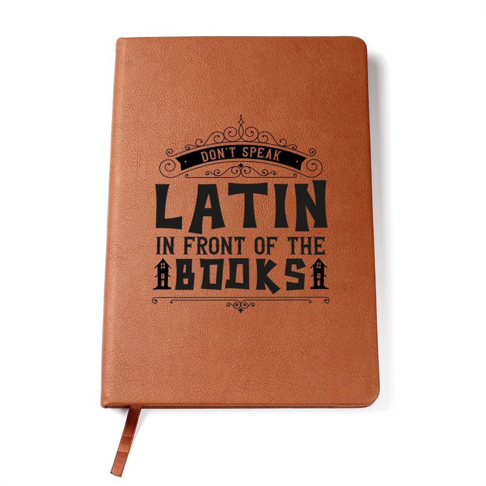 Vintage Halloween Signs 04 - Vegan Leather Journal