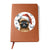 Christmas Dog - Brussels Griffon - Vegan Leather Journal