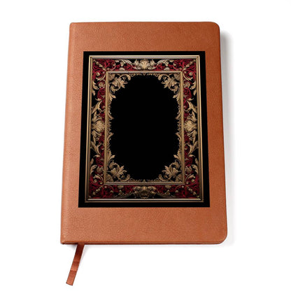 Ornate Gold Cover 006 - Vegan Leather Journal