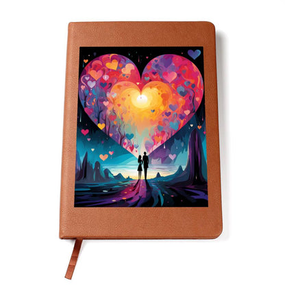 Valentine's Day Art 150 - Vegan Leather Journal