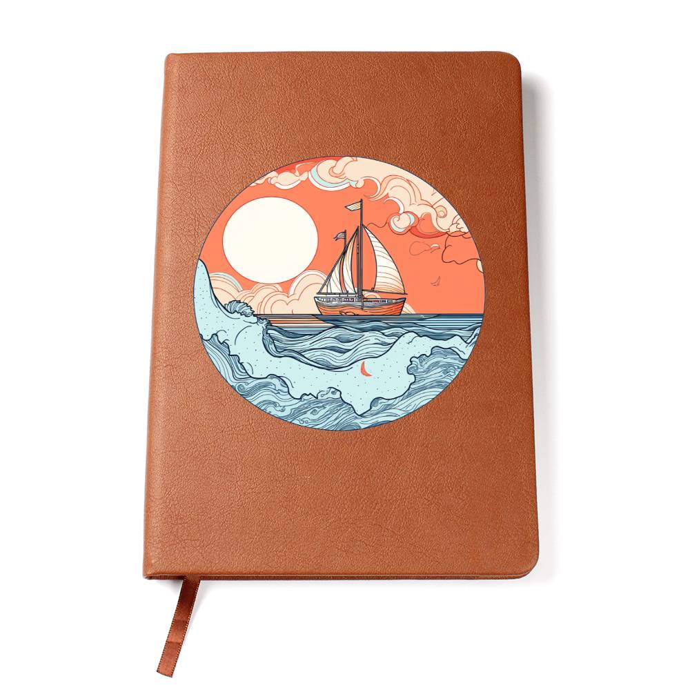 Minimalist BOHO Art 023 - Vegan Leather Journal