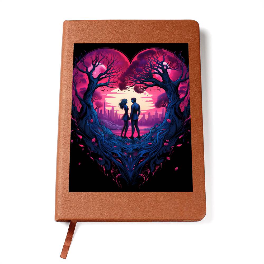 Valentine's Day Art 153 - Vegan Leather Journal