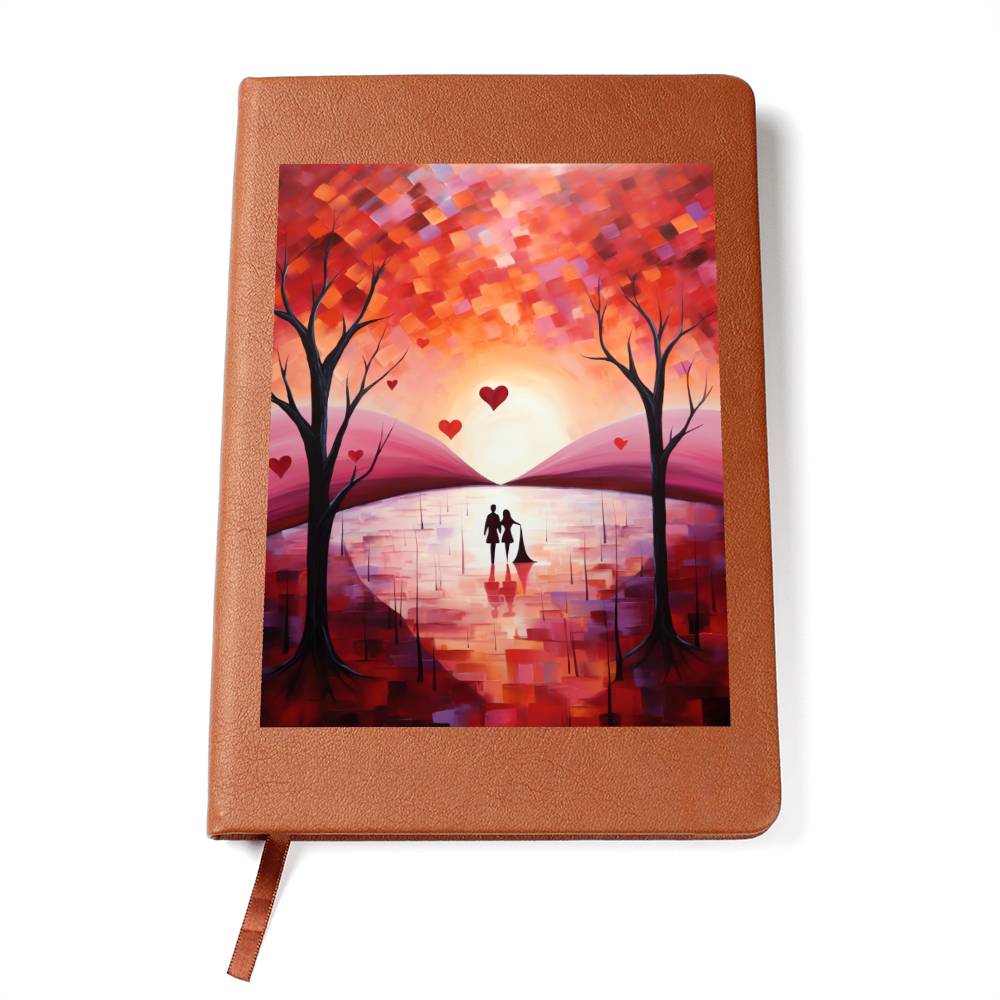 Valentine's Day Art 147 - Vegan Leather Journal