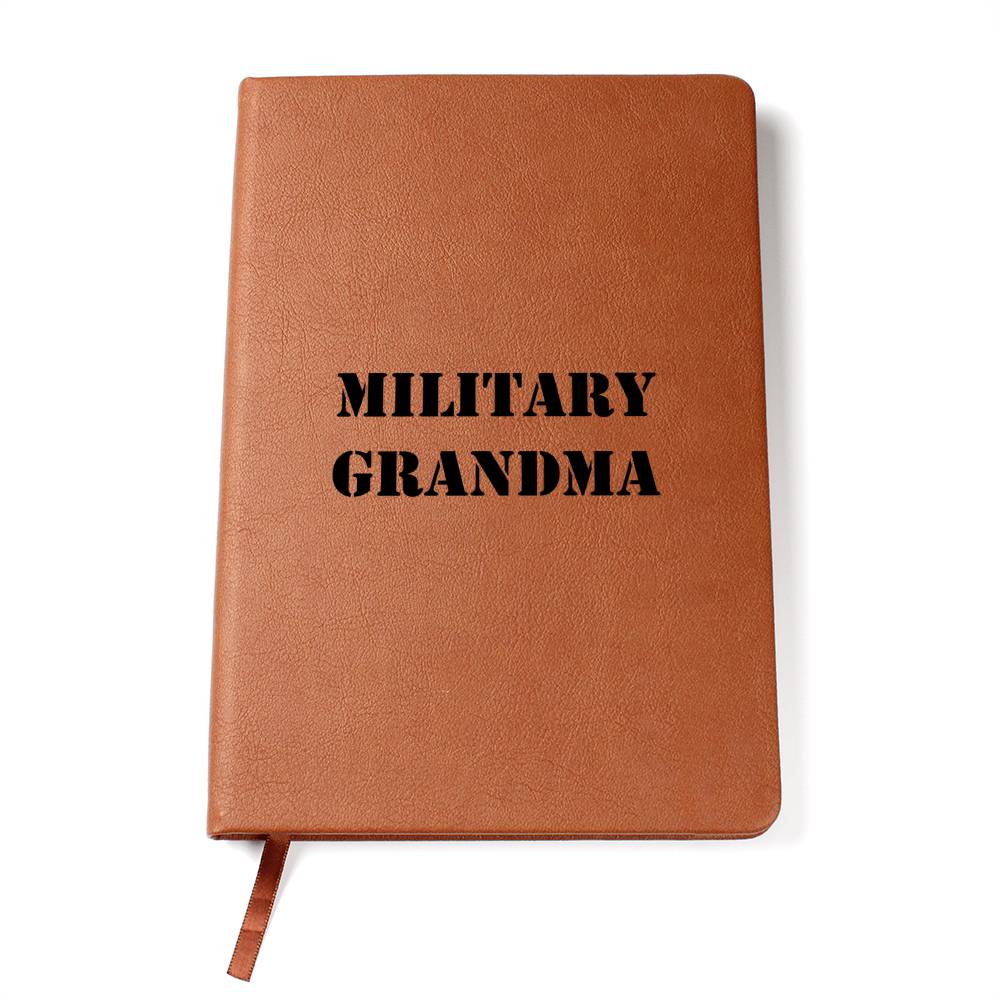 Military Grandma - Vegan Leather Journal