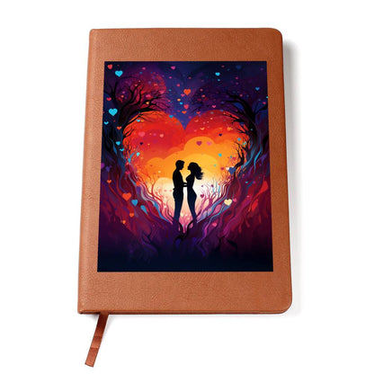Valentine's Day Art 101 - Vegan Leather Journal