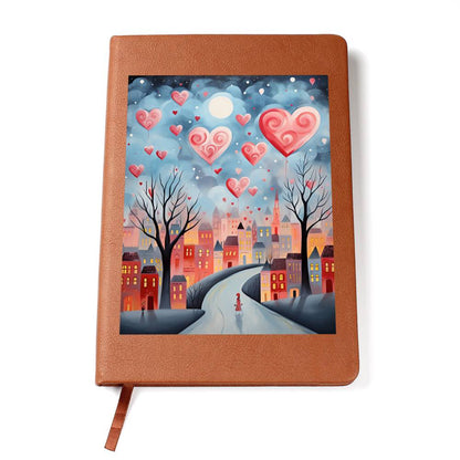 Valentine's Day Art 213 - Vegan Leather Journal