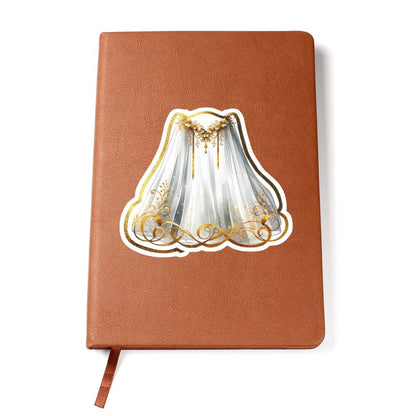 Luxury Wedding Decor Sticker 004 - Vegan Leather Journal