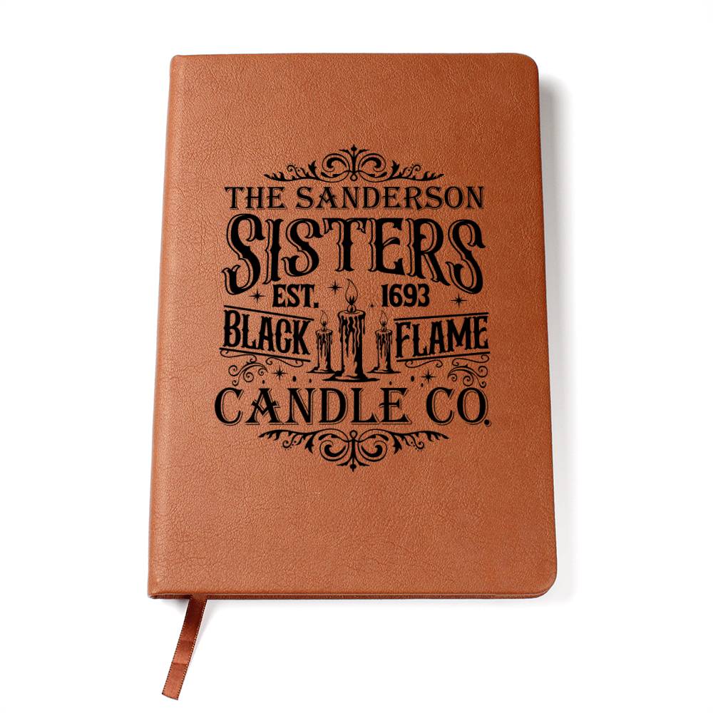 Vintage Halloween Signs 28 - Vegan Leather Journal