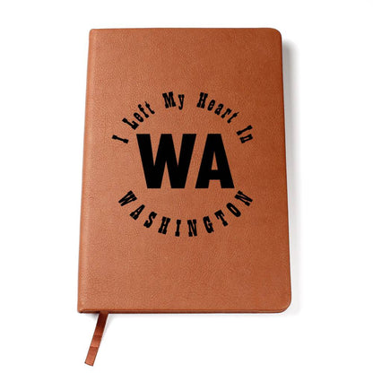 Heart In Washington v01 - Vegan Leather Journal