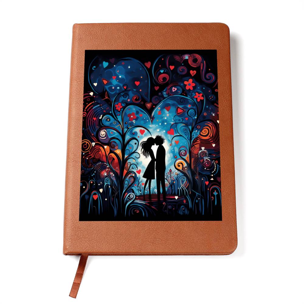 Valentine's Day Art 187 - Vegan Leather Journal