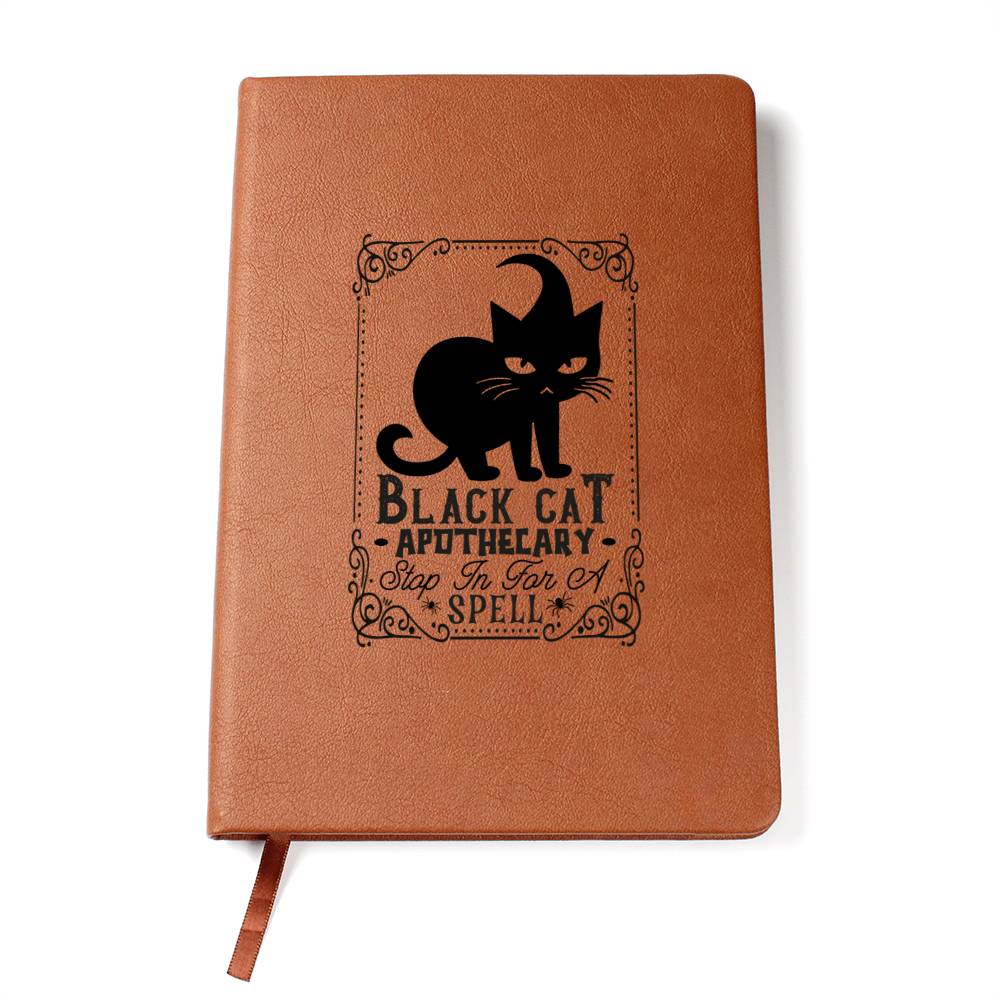 Vintage Halloween Signs 02 - Vegan Leather Journal
