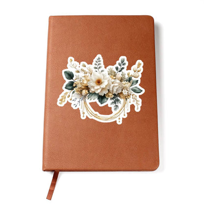 Luxury Wedding Decor Sticker 087 - Vegan Leather Journal