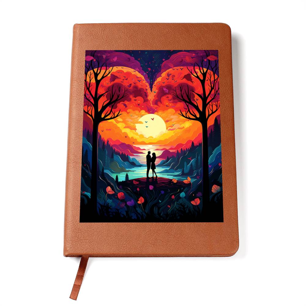 Valentine's Day Art 065 - Vegan Leather Journal