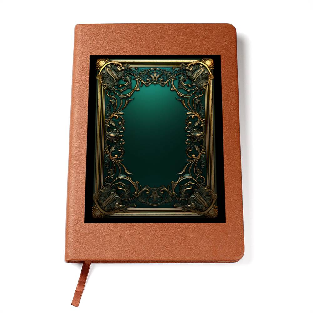 Ornate Gold Cover 126 - Vegan Leather Journal