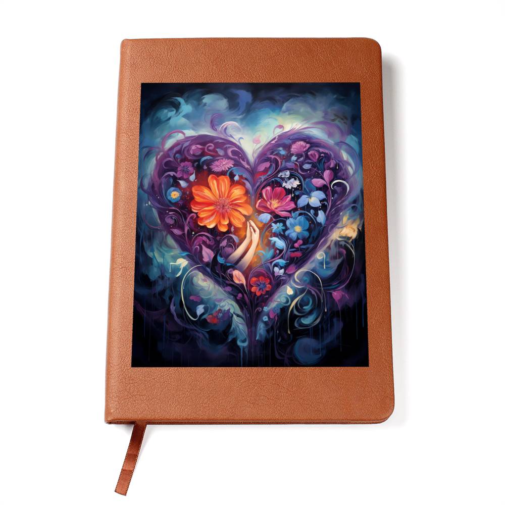 Valentine's Day Art 322 - Vegan Leather Journal