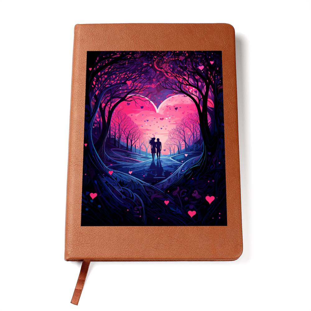 Valentine's Day Art 275 - Vegan Leather Journal
