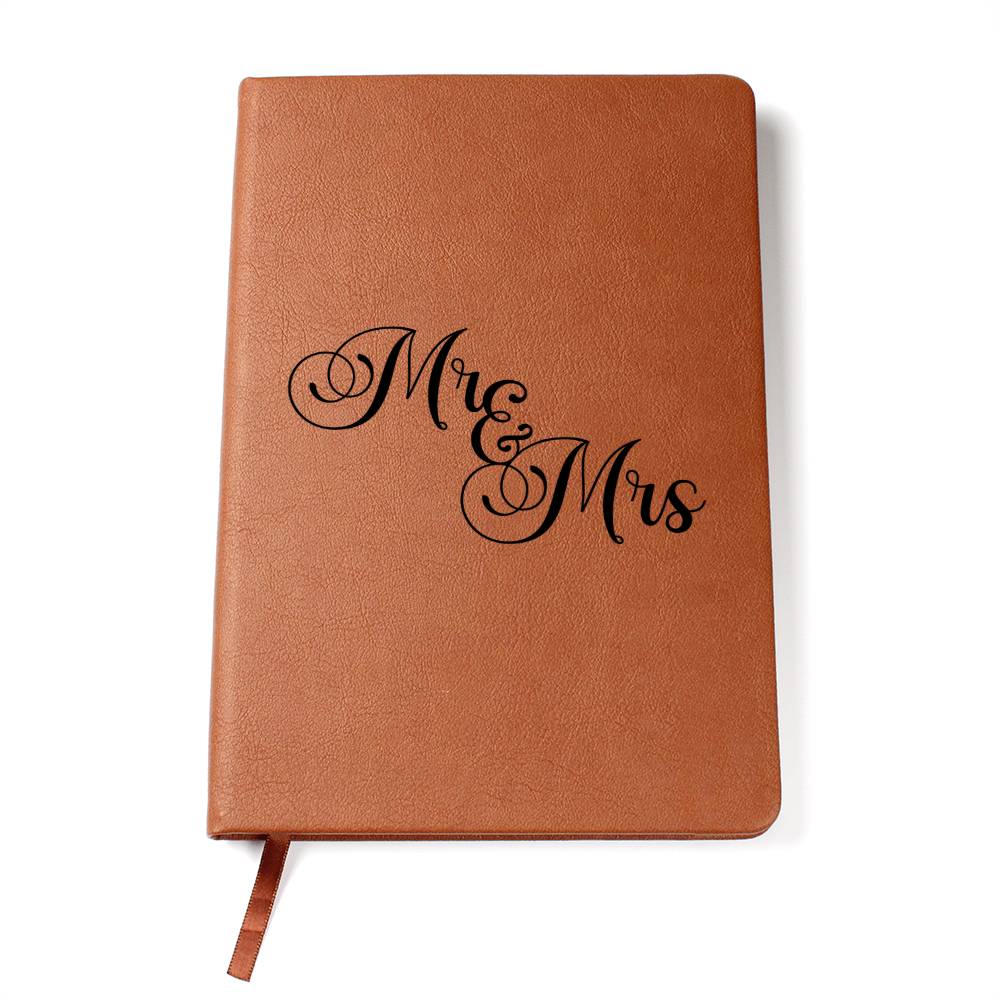 Mr & Mrs - Vegan Leather Journal