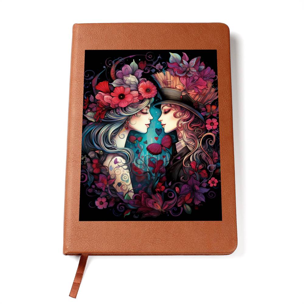 Valentine's Day Art 382 - Vegan Leather Journal