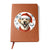 Christmas Dog - Labrador Bulldog  - Vegan Leather Journal