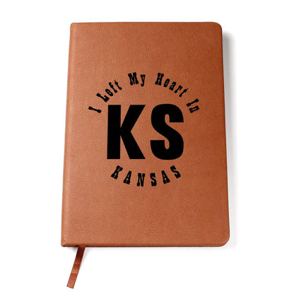 Heart In Kansas v01 - Vegan Leather Journal
