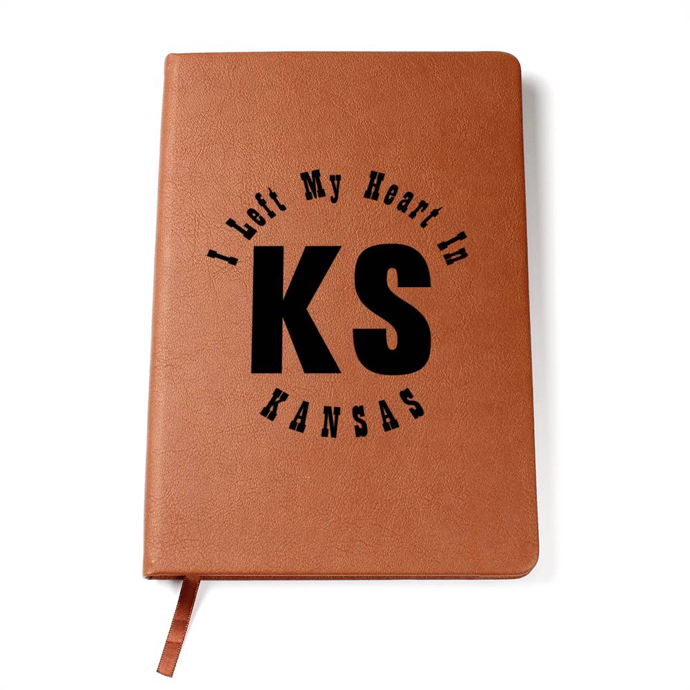 Heart In Kansas v01 - Vegan Leather Journal