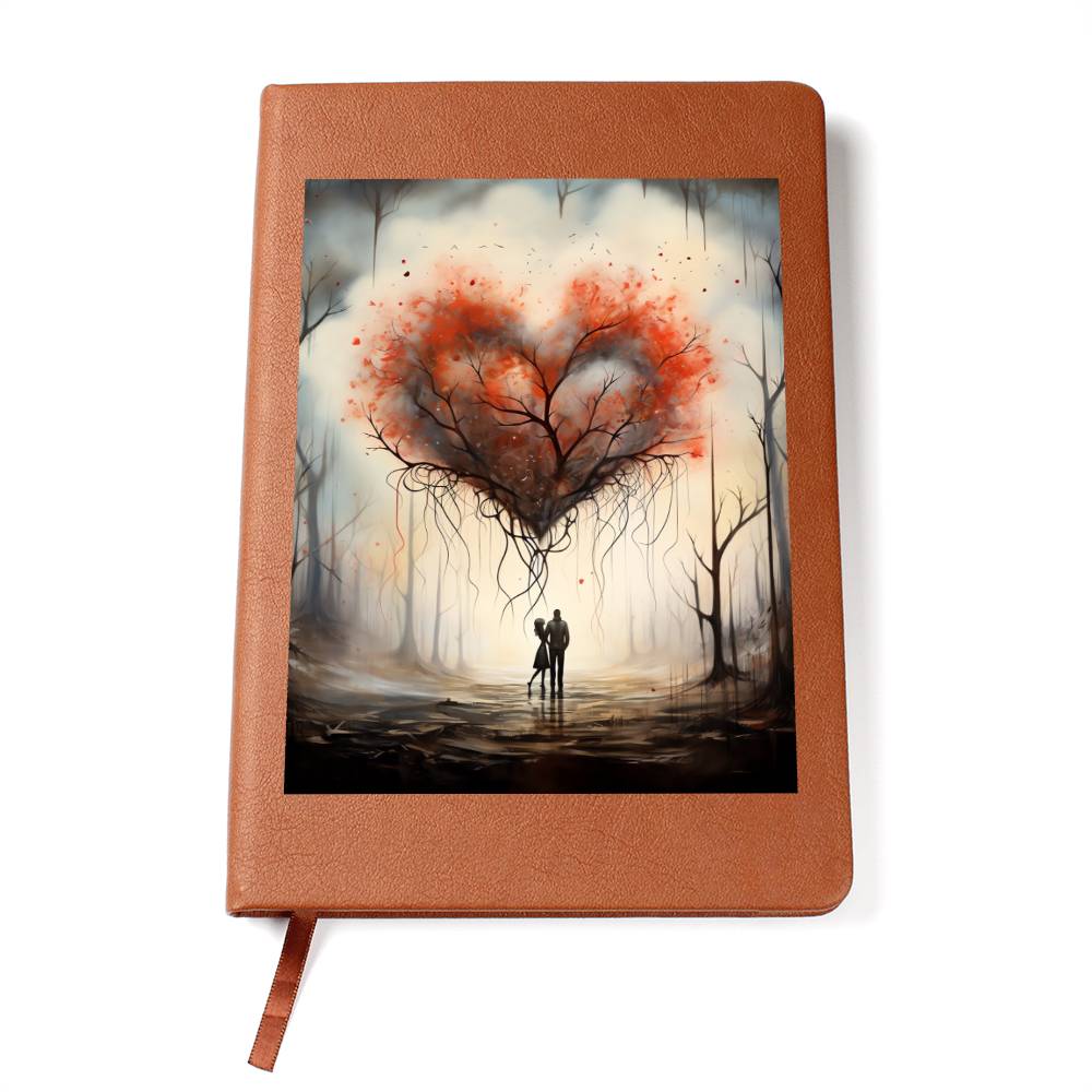 Valentine's Day Art 181 - Vegan Leather Journal