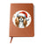 Christmas Dog - English Toy Spaniel - Vegan Leather Journal