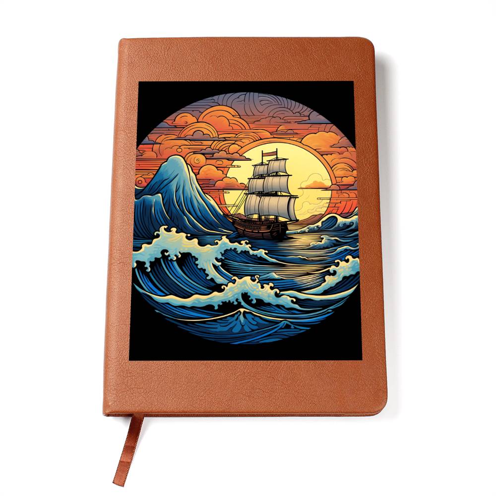 Minimalist BOHO Art 147 - Vegan Leather Journal