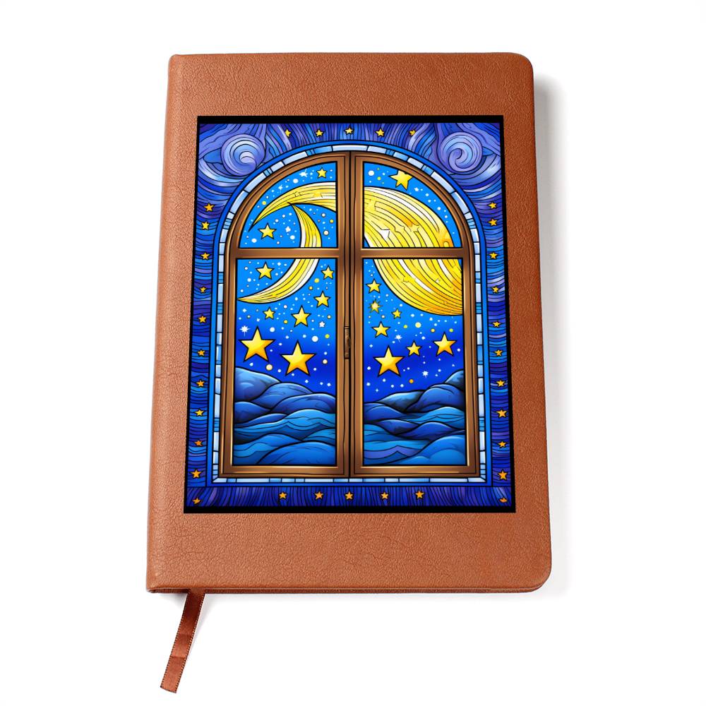 Minimalist BOHO Art 049 - Vegan Leather Journal