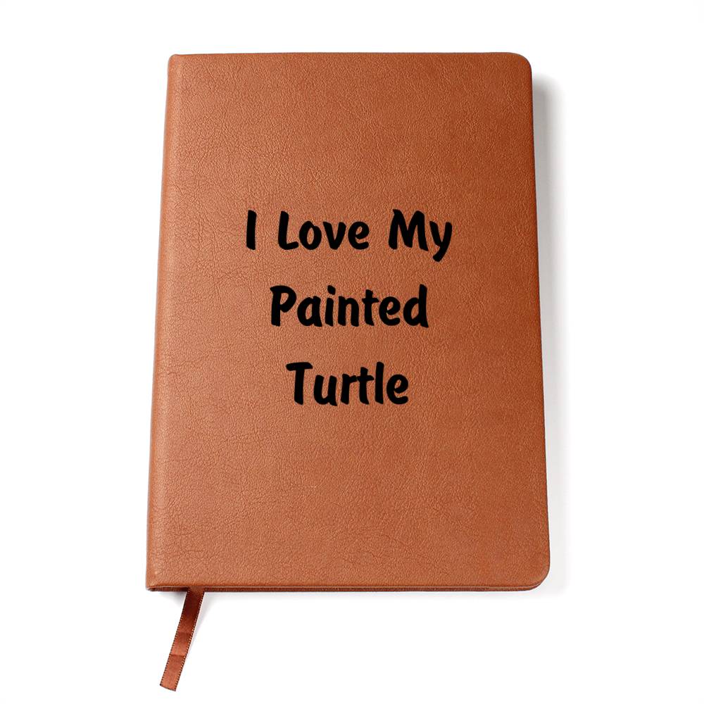 Love My Painted Turtle - Vegan Leather Journal