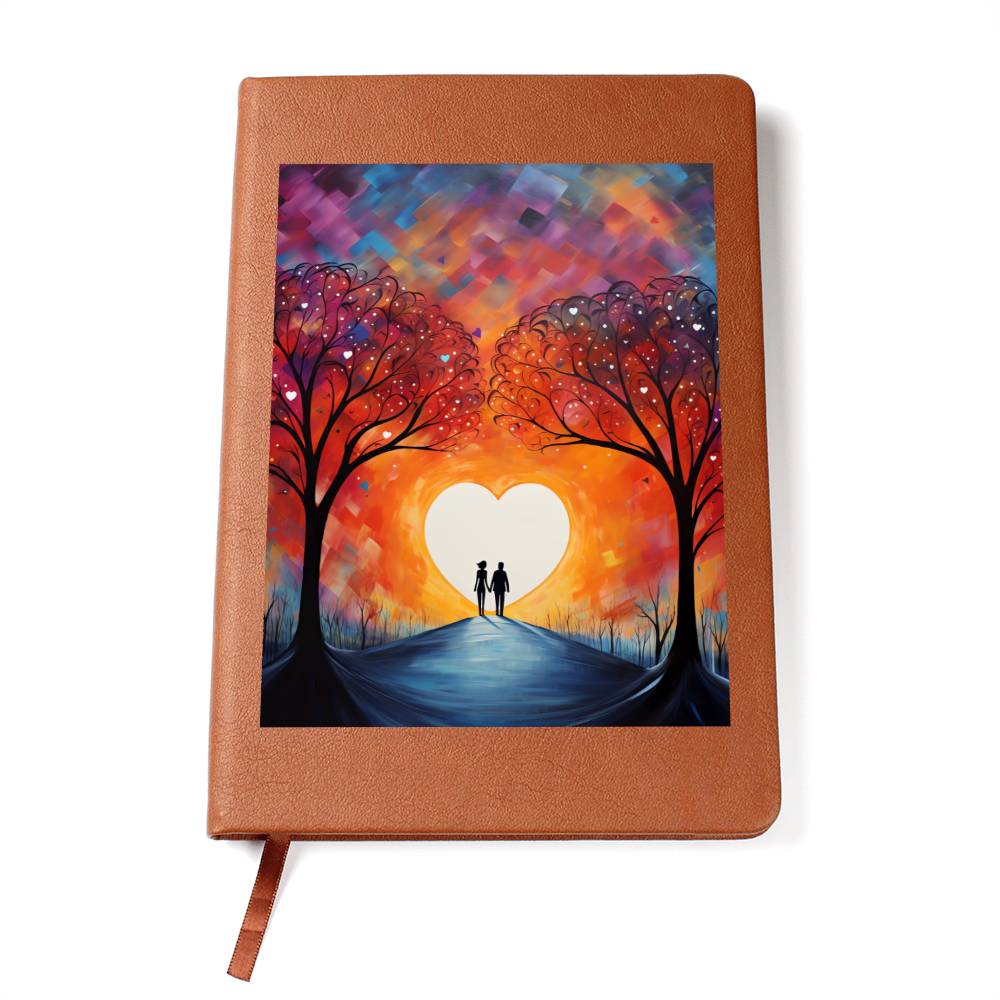 Valentine's Day Art 265 - Vegan Leather Journal
