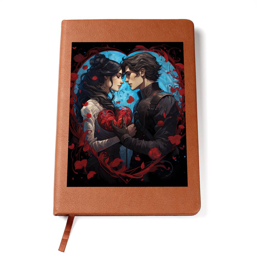 Valentine's Day Art 404 - Vegan Leather Journal