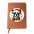 Christmas Dog - Boston Terrier - Vegan Leather Journal