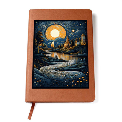Minimalist BOHO Art 007 - Vegan Leather Journal