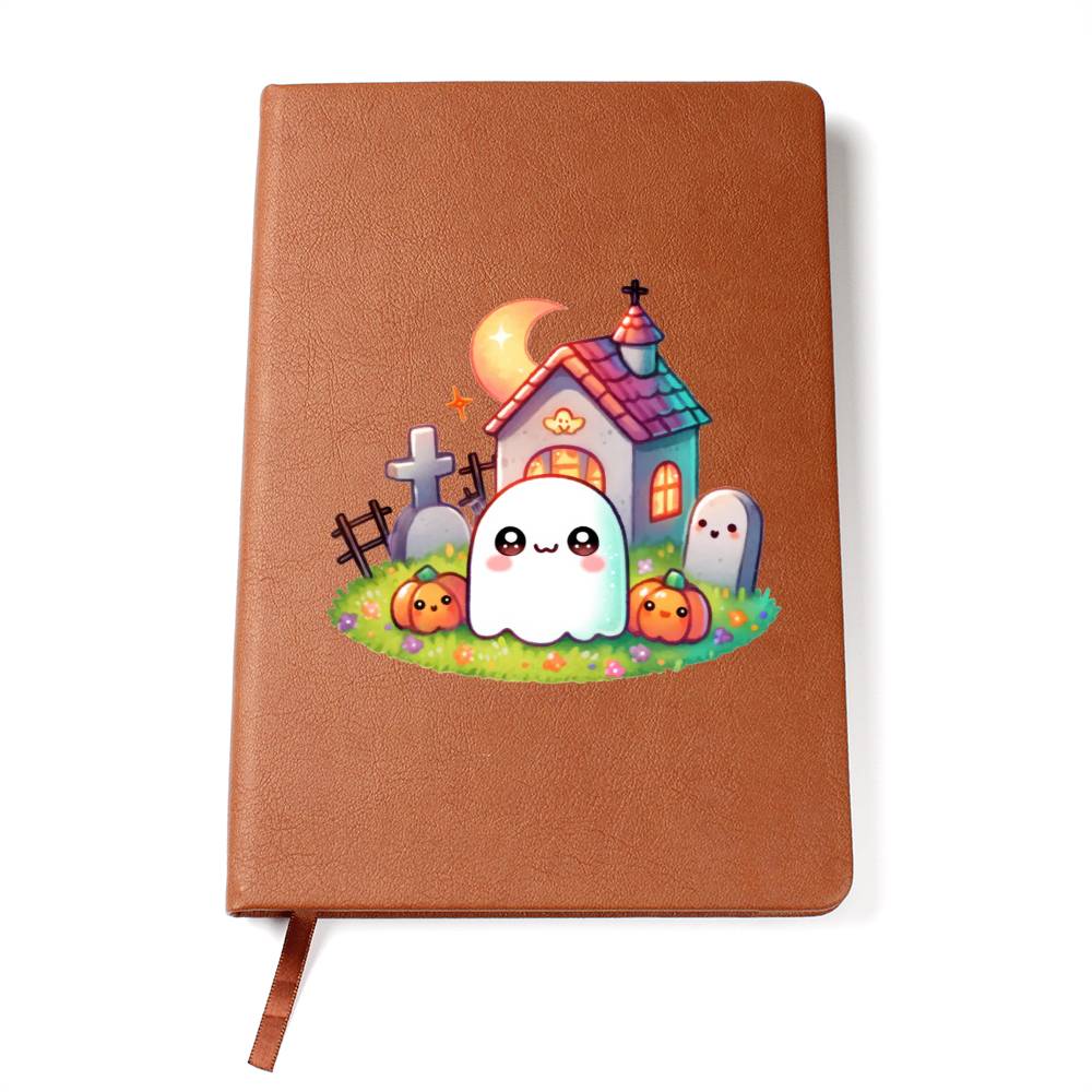 Cute Halloween Sticker 071 - Vegan Leather Journal