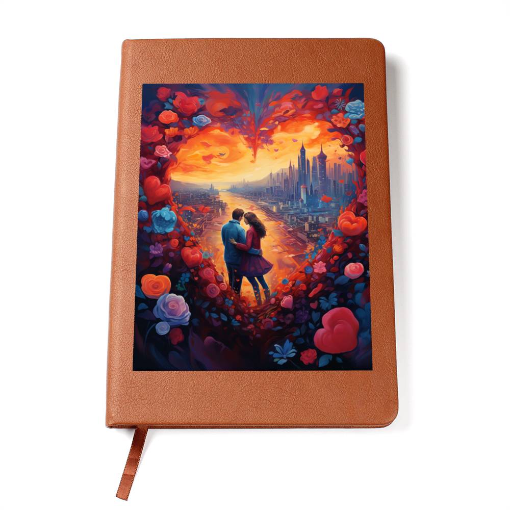 Valentine's Day Art 172 - Vegan Leather Journal