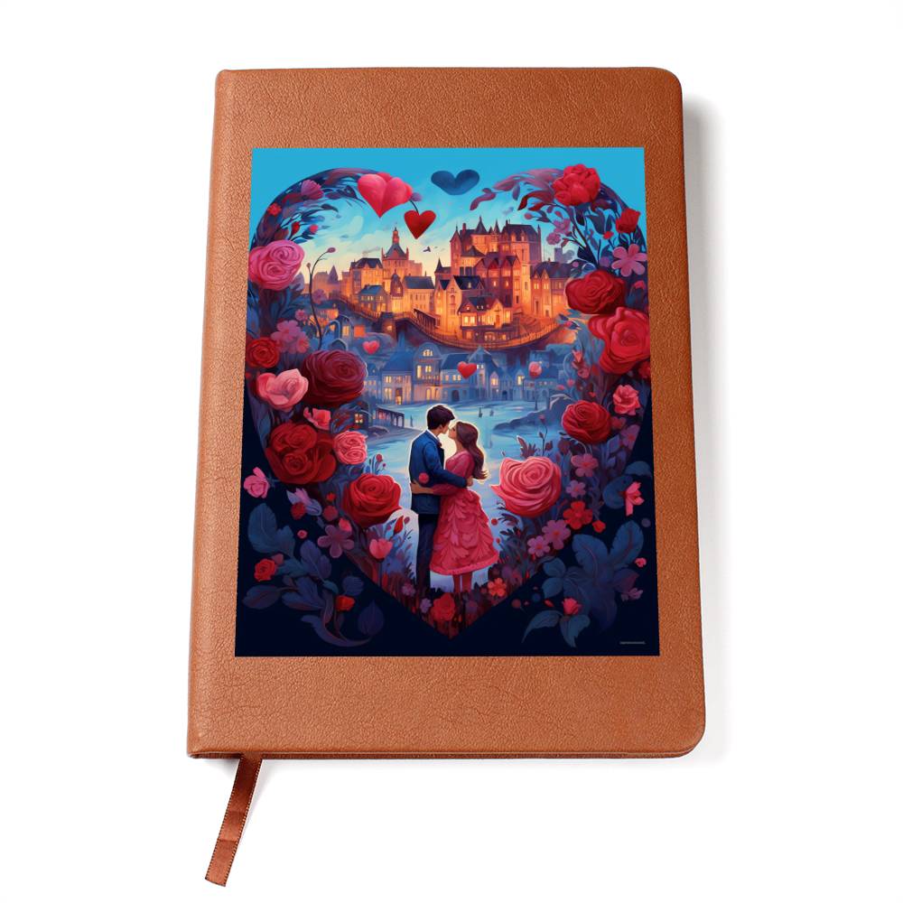 Valentine's Day Art 085 - Vegan Leather Journal
