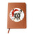 Christmas Dog - French Bulldog - Vegan Leather Journal