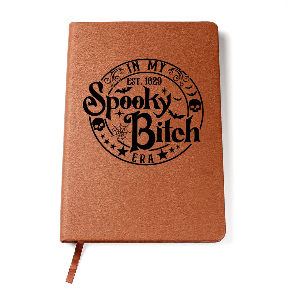 Vintage Halloween Signs 23 - Vegan Leather Journal