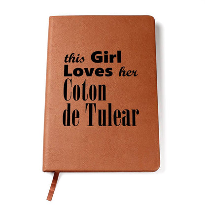 Coton de Tulear - Vegan Leather Journal