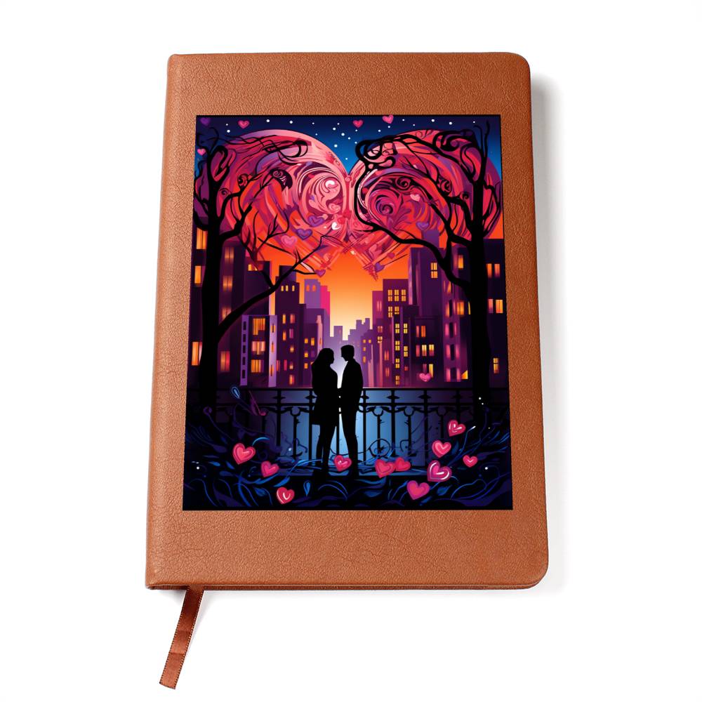 Valentine's Day Art 385 - Vegan Leather Journal