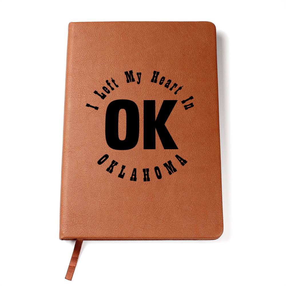Heart In Oklahoma v01 - Vegan Leather Journal