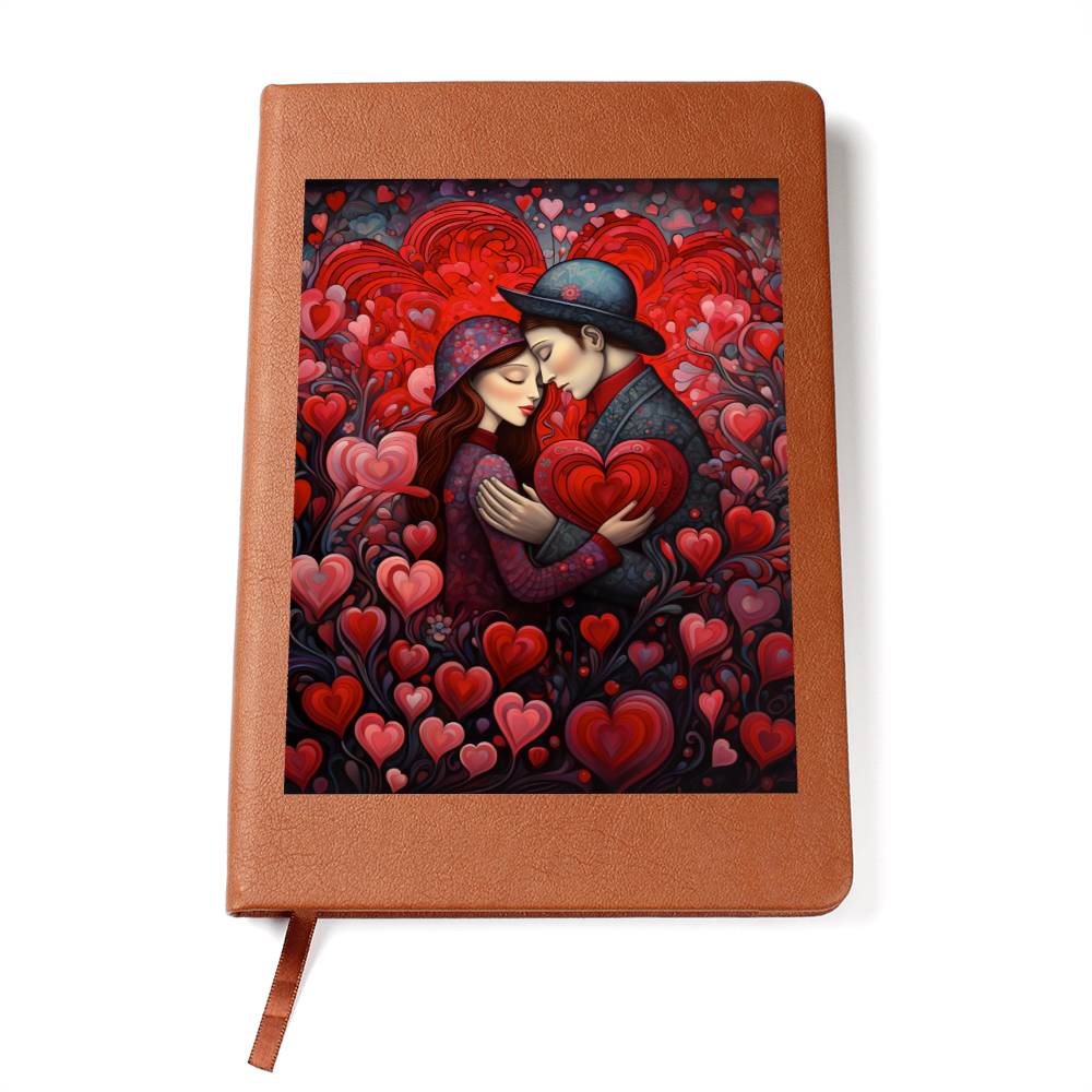 Valentine's Day Art 220 - Vegan Leather Journal