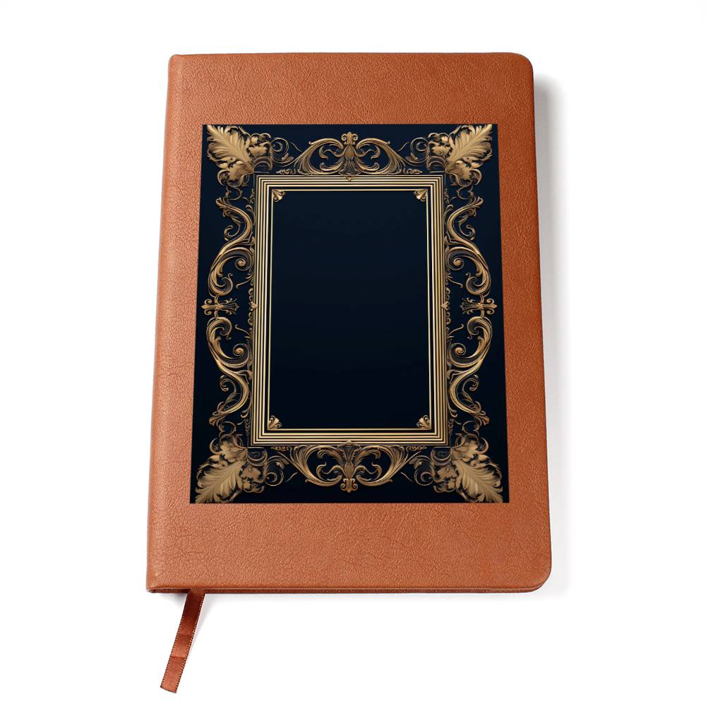 Ornate Gold Cover 112 - Vegan Leather Journal