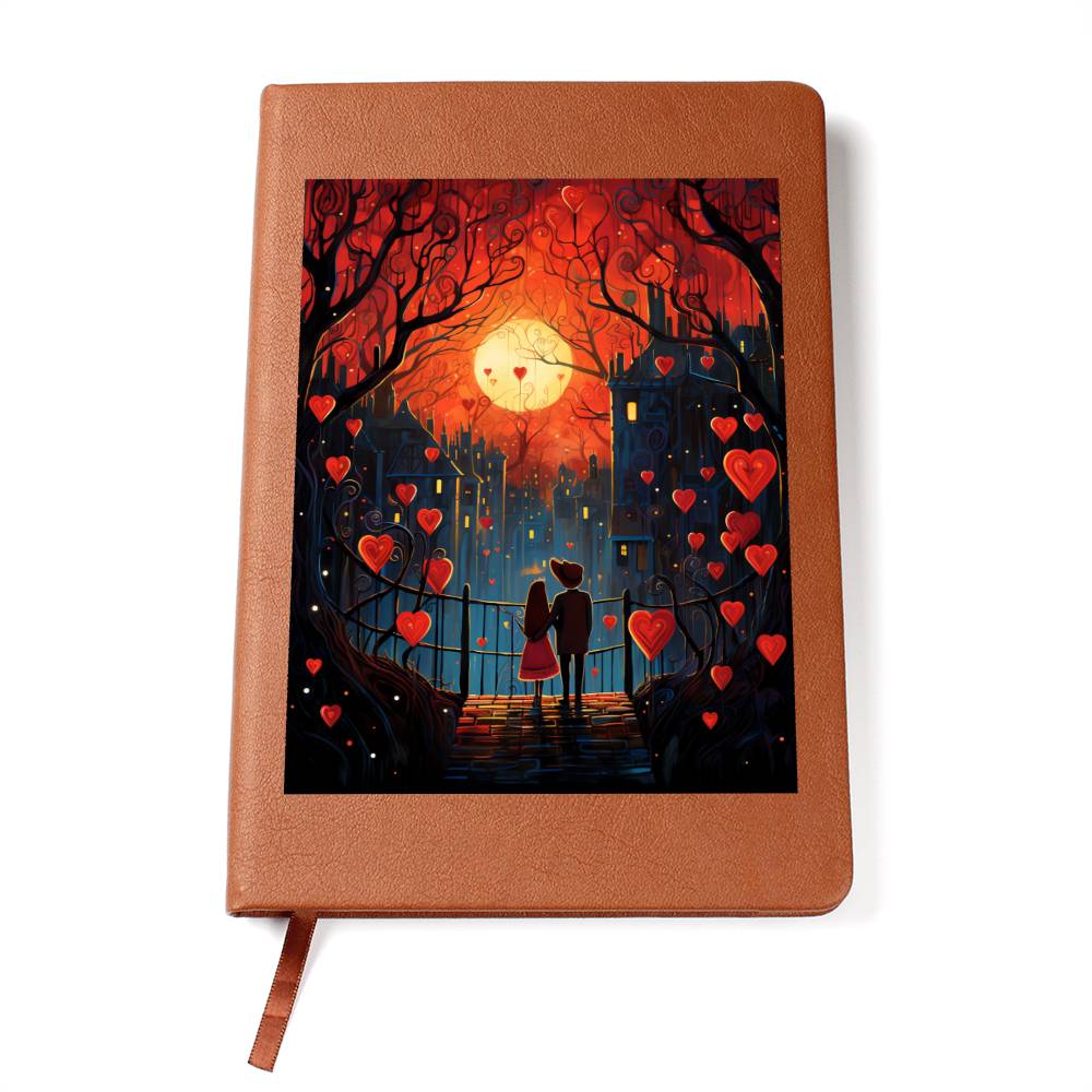 Valentine's Day Art 464 - Vegan Leather Journal