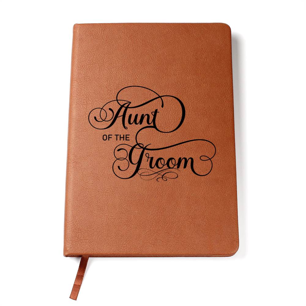 Aunt of the Groom - Vegan Leather Journal