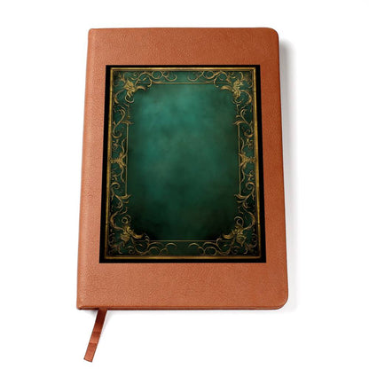 Ornate Gold Cover 124 - Vegan Leather Journal