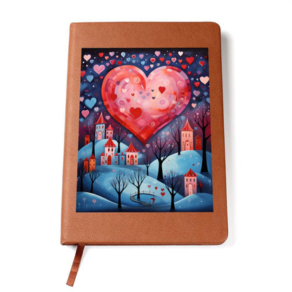 Valentine's Day Art 214 - Vegan Leather Journal